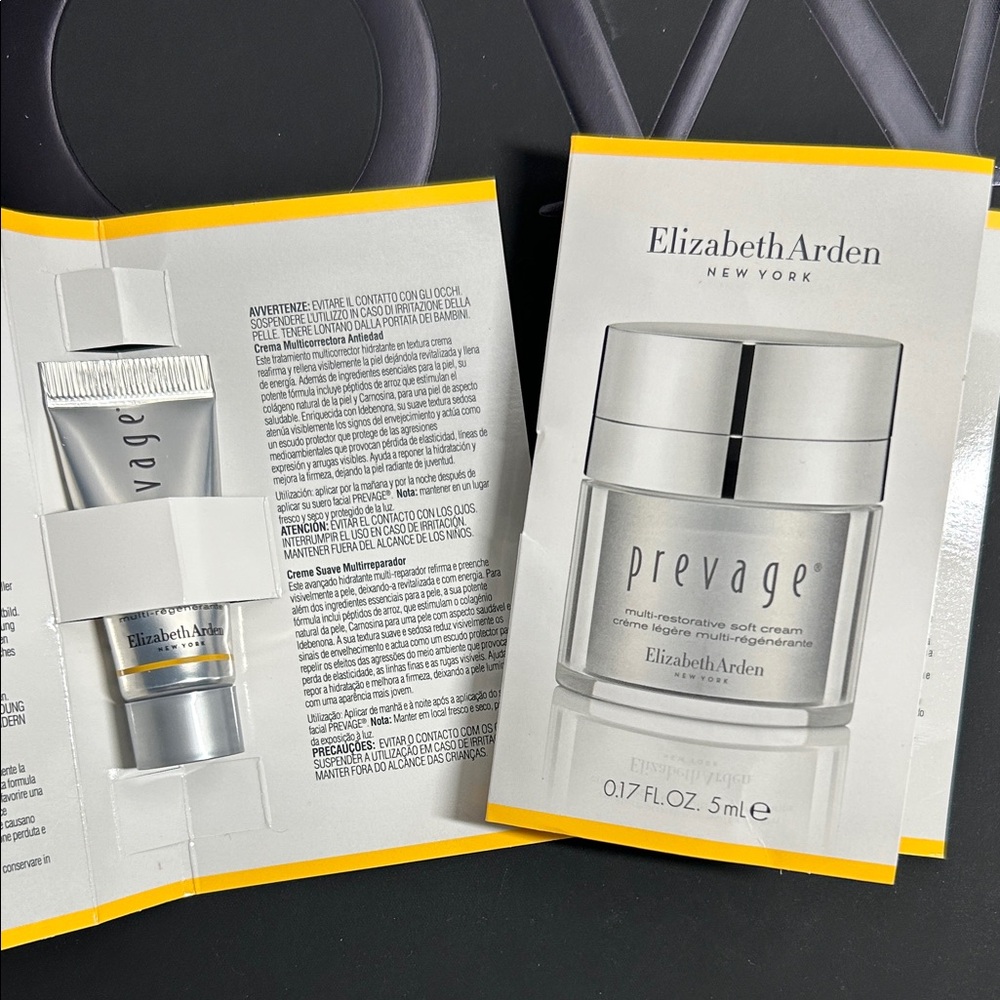 2x5ml Elizabeth Arden Prevage Soft Cream